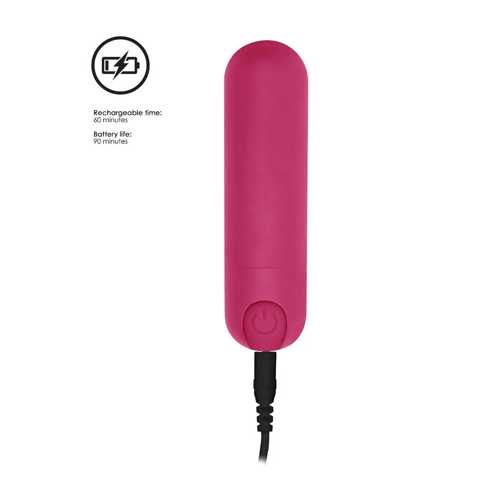 10-Speed Rechargeable Bullet Pink