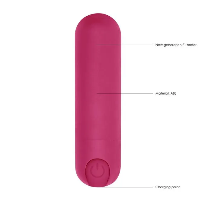 10-Speed Rechargeable Bullet Pink