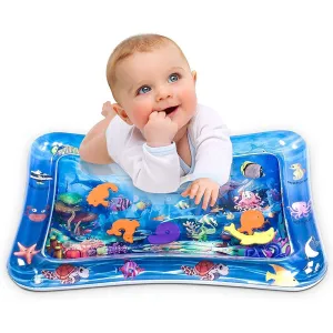 8090B Baby Kids Water Play Mat Toys Baby Slapped Pad Water & Leak Proof Baby Carpet Inflatable, Fun & Play Centre Indoor and Outdoor Water Play Mat