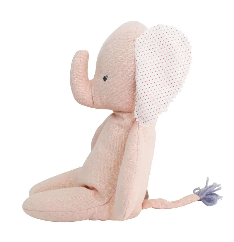 Alimrose Baby Floppy Elephant - Pink