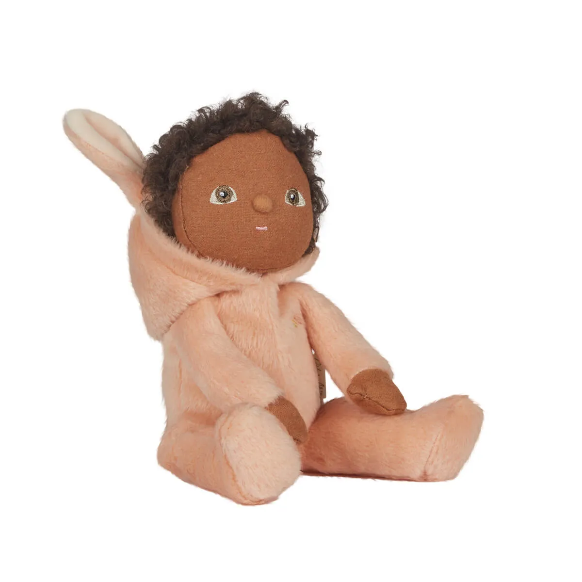 Babs Bunny Dinky Dinkum Fluffle Family Doll in Apricot by Olli Ella