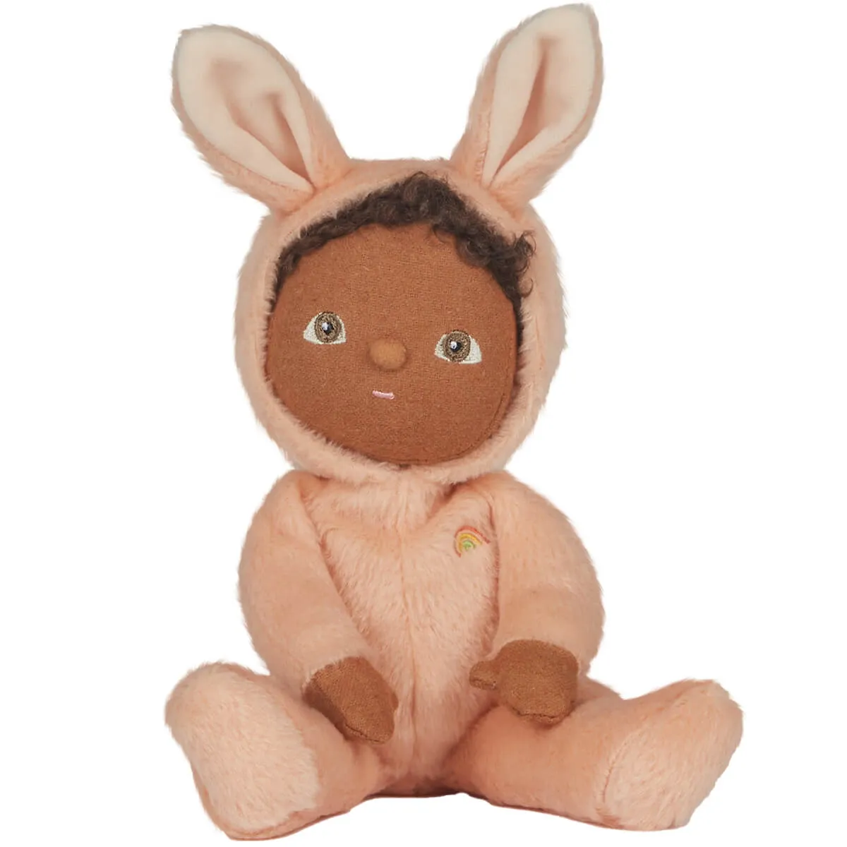 Babs Bunny Dinky Dinkum Fluffle Family Doll in Apricot by Olli Ella