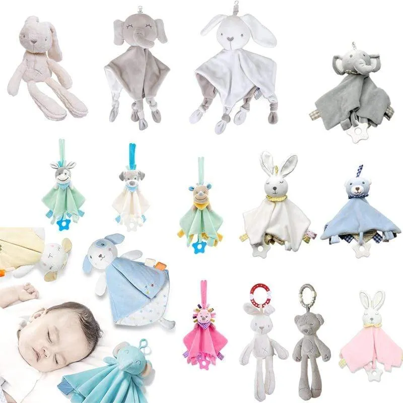 Baby Stuffed Animal Toys Soothe Baby Appease Towel Soft Plush Comforting Toy Soothing Towel Baby Newborn Sleep Toys Plush Toy