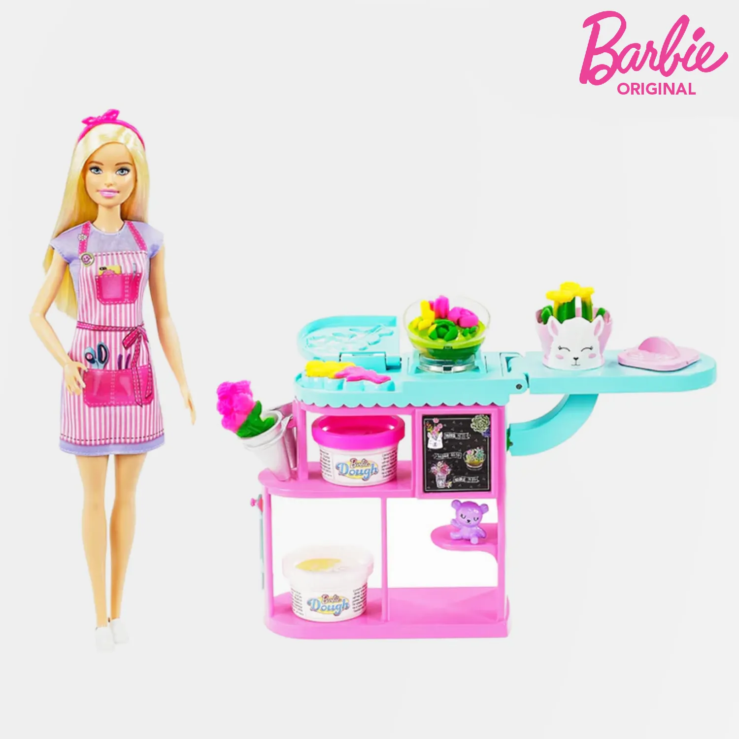 Barbie Doll With Play Dough Set