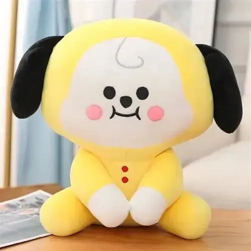 BT21 Small Animal Sitting Plush Toy - 25/35/45cm Cute & Cozy Room Decor