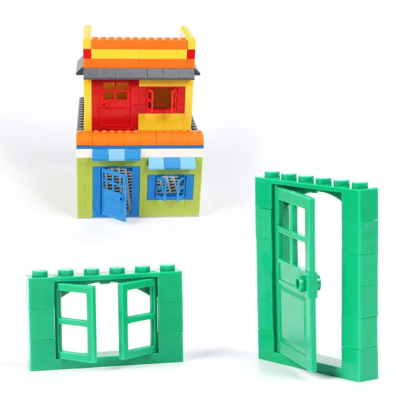 Build a City with 102pc DIY Building Bricks for Kids