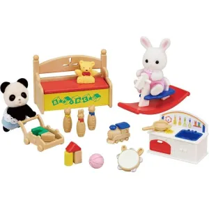 Calico Critters Baby's Toy Box, Dollhouse Playset with Figures and Accessories