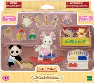 Calico Critters Baby’s Toy Box - Snow Rabbit & Panda Babies