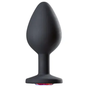 Cloud 9 Novelties Gems Jeweled Silicone Anal Plug  - Medium