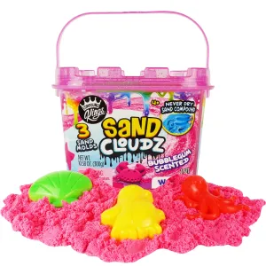 COMPOUND KINGS - Sand Cloudz 3.5in Bucket - Pink Bubblegum Scented Sensory Play Sand