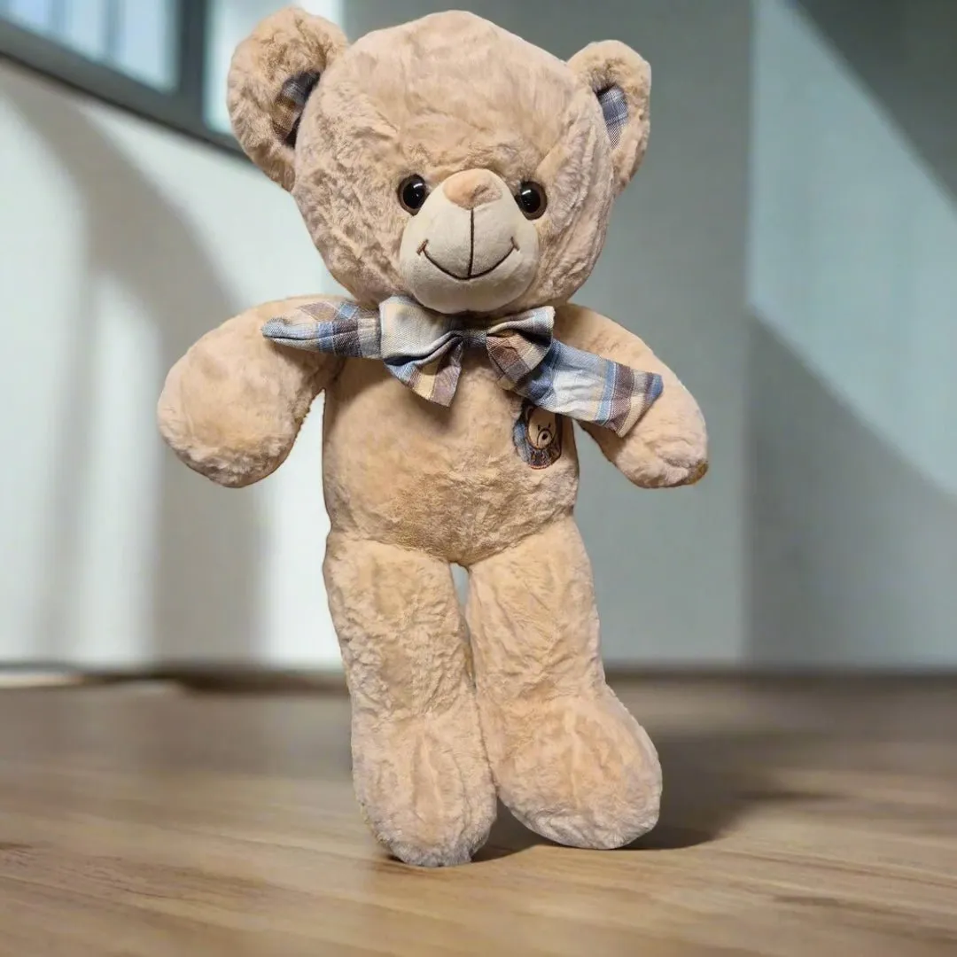 Cute Bow Tie Plush Teddy Bear | 1.5 Feet