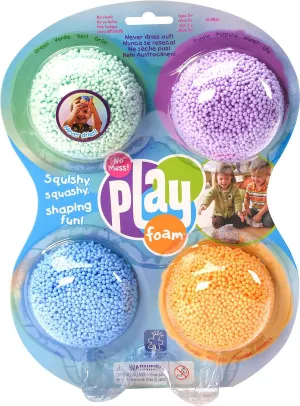 Educational Insights sensory stimulation Play foam, Classic Colors, Pack of 4