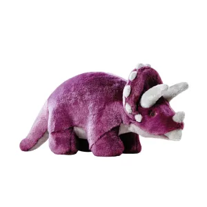 Fluff & Tuff Charlie the Triceratops 14" Plush Dog Toy