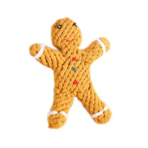 Gingerbread Man Rope Toy﻿