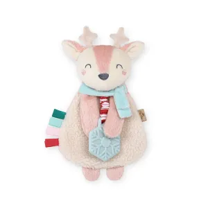 Holiday Pink Reindeer Itzy Lovey™ Plush   Teether Toy