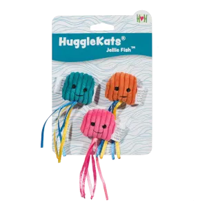 HuggleKats Jellie Fish 3 pk Cat Toy