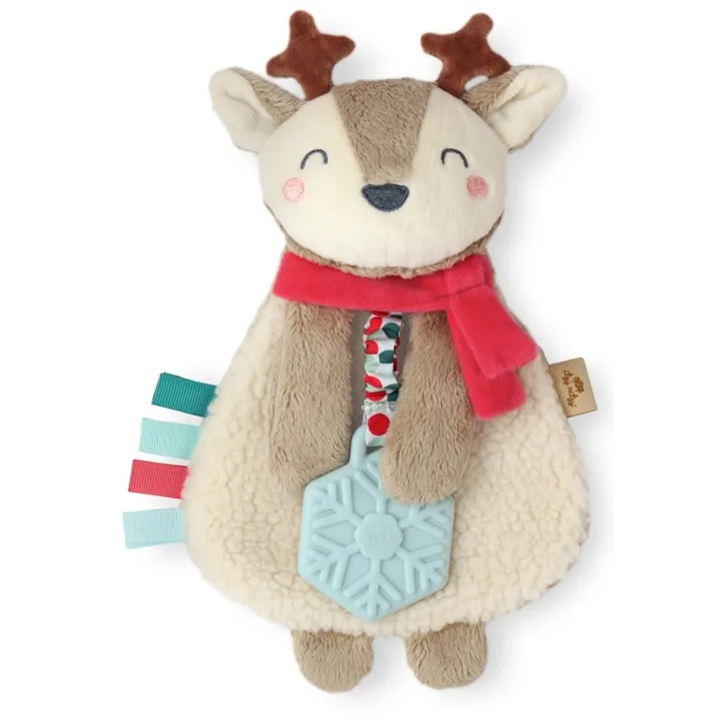 Itzy Ritzy Itzy Lovey™ Holiday Reindeer Plush   Teether Toy