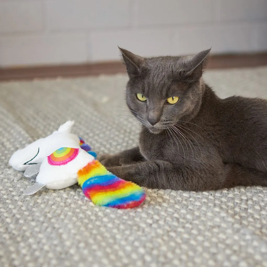 Kazoo Crinkle Unicorn Cat Toy