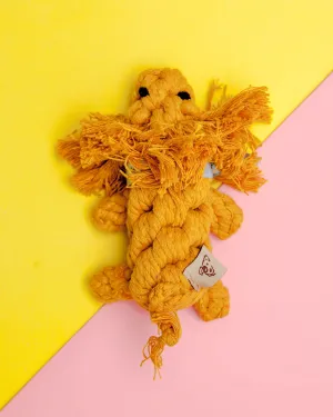 Larry the Lion Rope Dog Toy