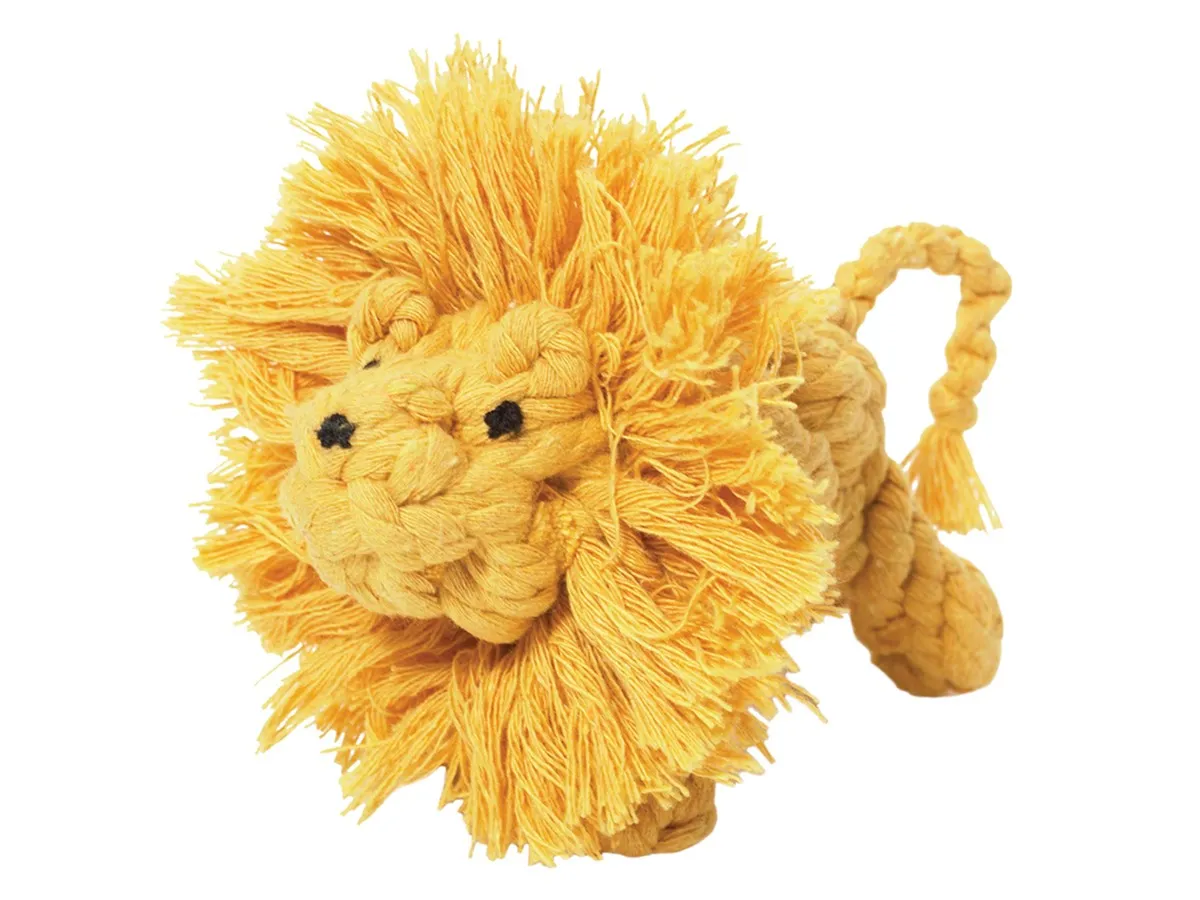 Larry the Lion Rope Dog Toy