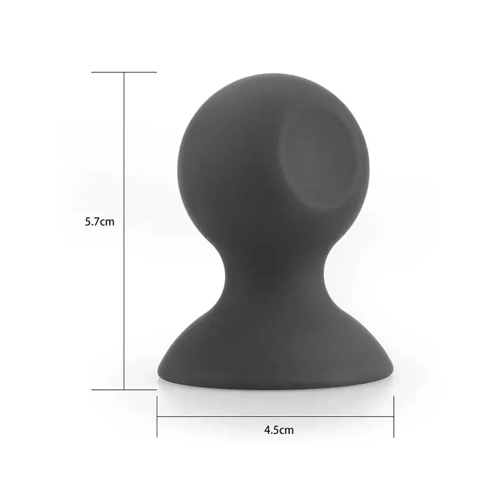 Lovetoy Silicone Black Bondage Fetish Nipple Suckers