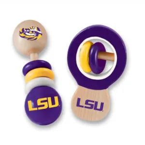 LSU Tigers - Baby Rattles 2-Pack