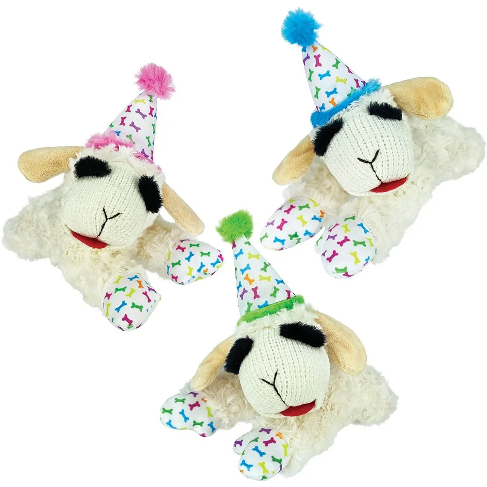 MultiPet Lamb Chop Birthday Dog Toy Large