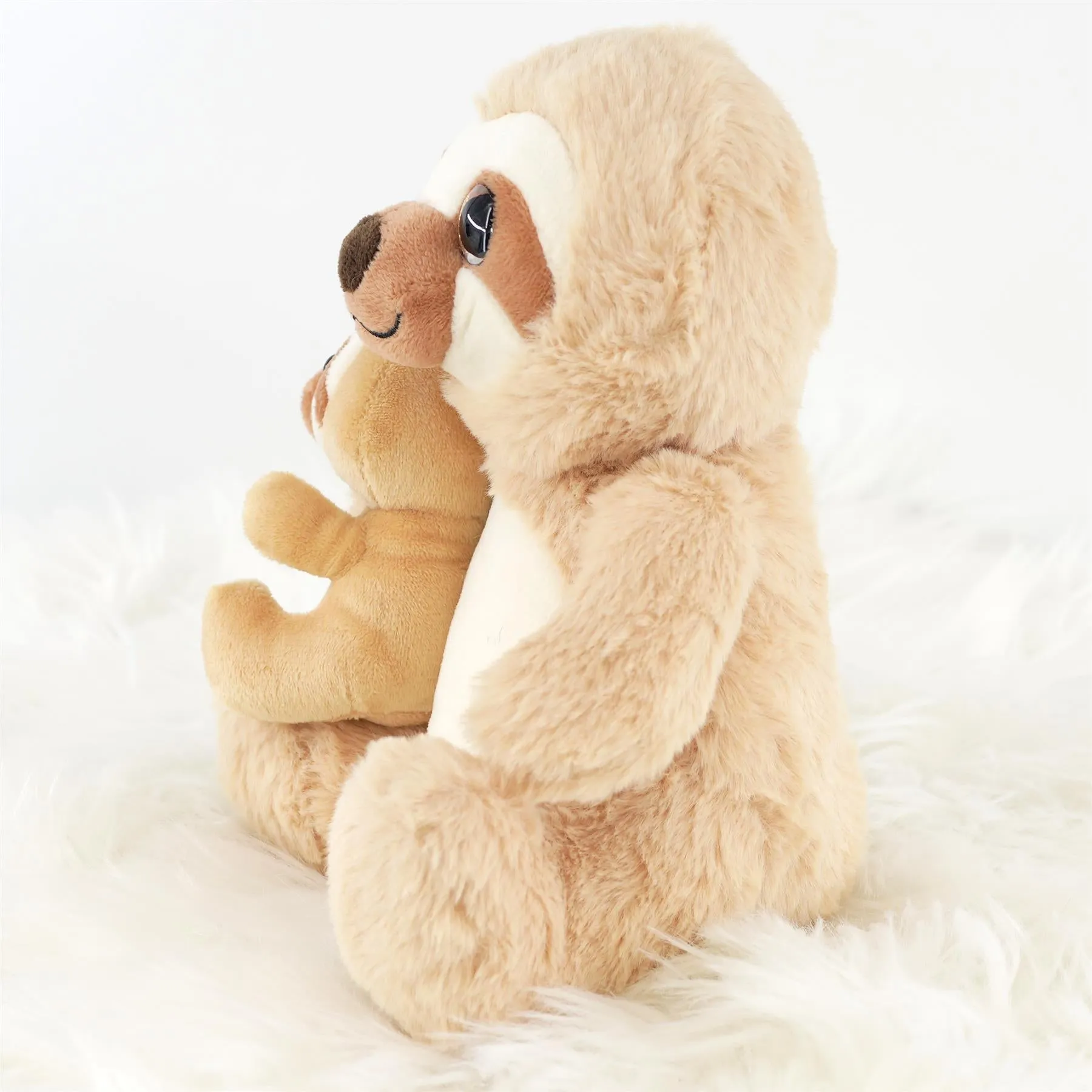 Mum and Baby Sloth Plush Toys