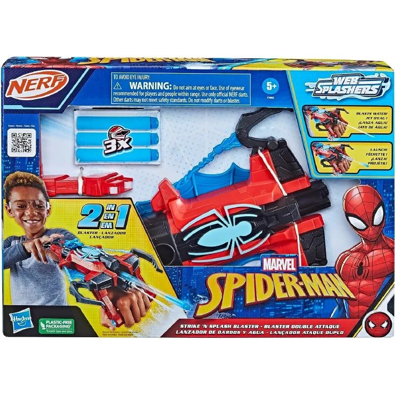 Nerf Spiderman Strike & Splash Blaster