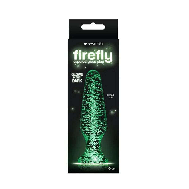 NS Novelties Firefly Glow in the Dark Small Glass Plug