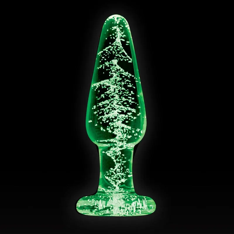 NS Novelties Firefly Glow in the Dark Small Glass Plug