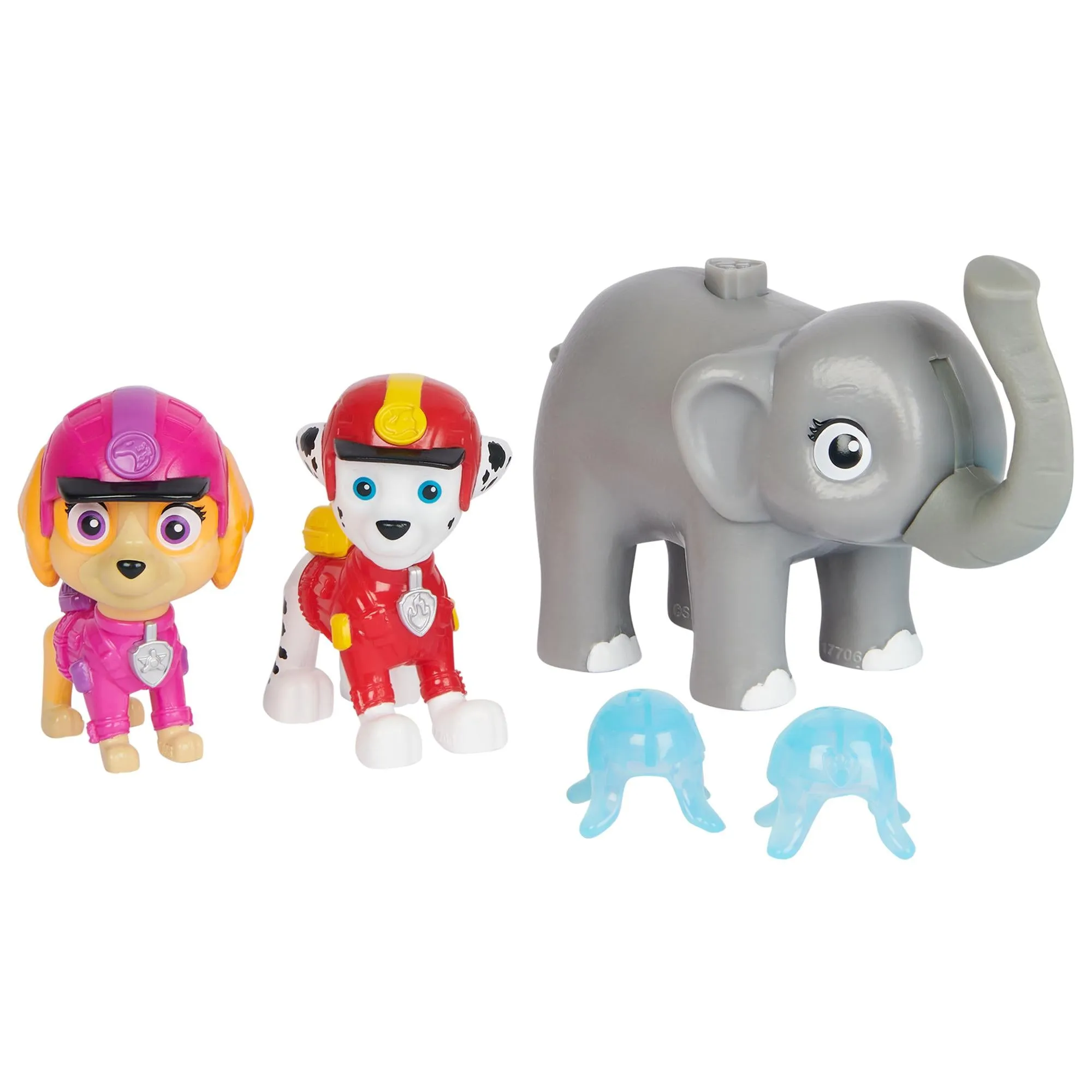 PAW Patrol Jungle Hero Pups Figure Set - Marshall, Skye & Elephant