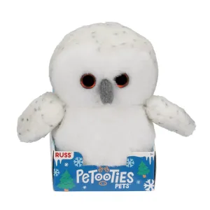 Petooties 4 Inch Wintry Friends Snowy Owl