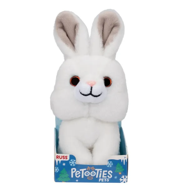 Petooties 4 Inch Wintry Friends White Hare