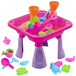 Pink Sand and Water Table Garden Sandpit Play Set