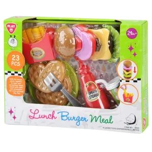 Playgo Toys Ent. Ltd. Lunch Burger Meal 23 Piece