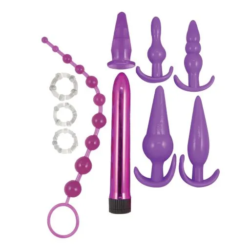 Purple Elite Collection Anal Play Kit Purple