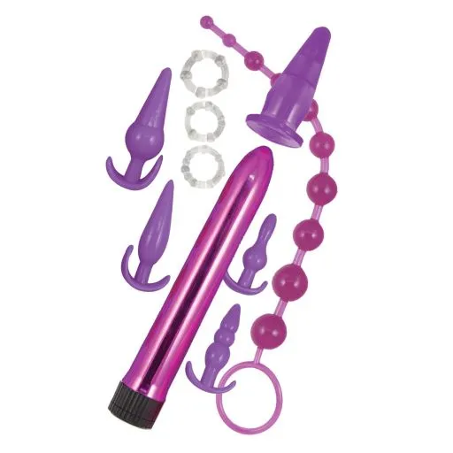 Purple Elite Collection Anal Play Kit Purple