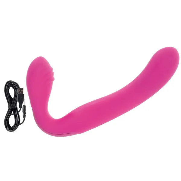 Rechargeable Love Rider Strap On Pink