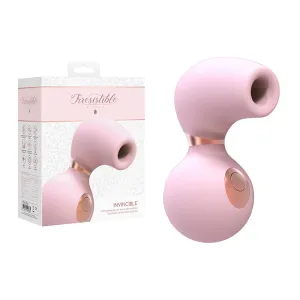 Irresistible Invincible Rechargeable Silicone Soft Pressure Air Wave Clitoral Stimulator - Pink