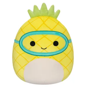 Squishmallows 7.5 Inch Plush S15  Maui Pineapple With Scuba Mask