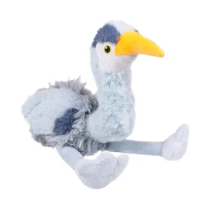 Tall Tails Plush Rope Body Heron Squeaker Toy 16"