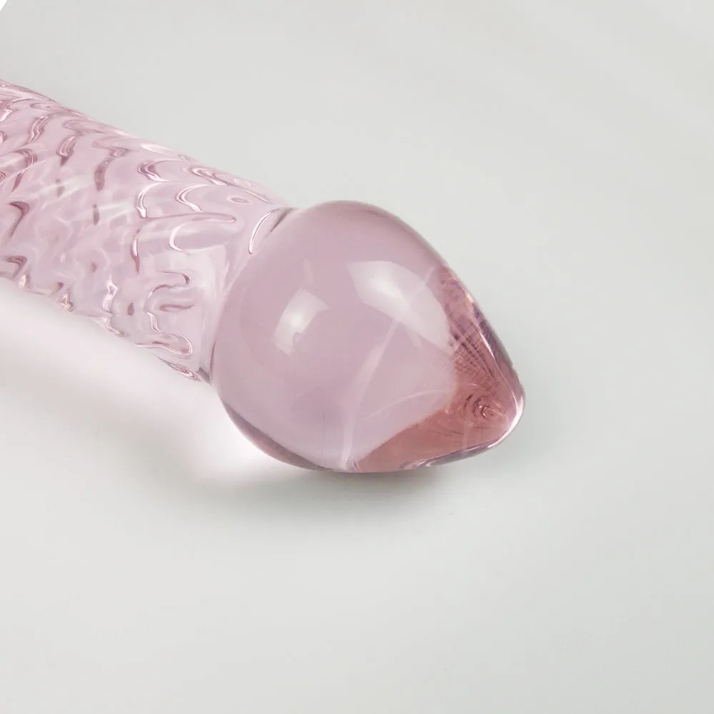 The Flower Twist Glass Dildo