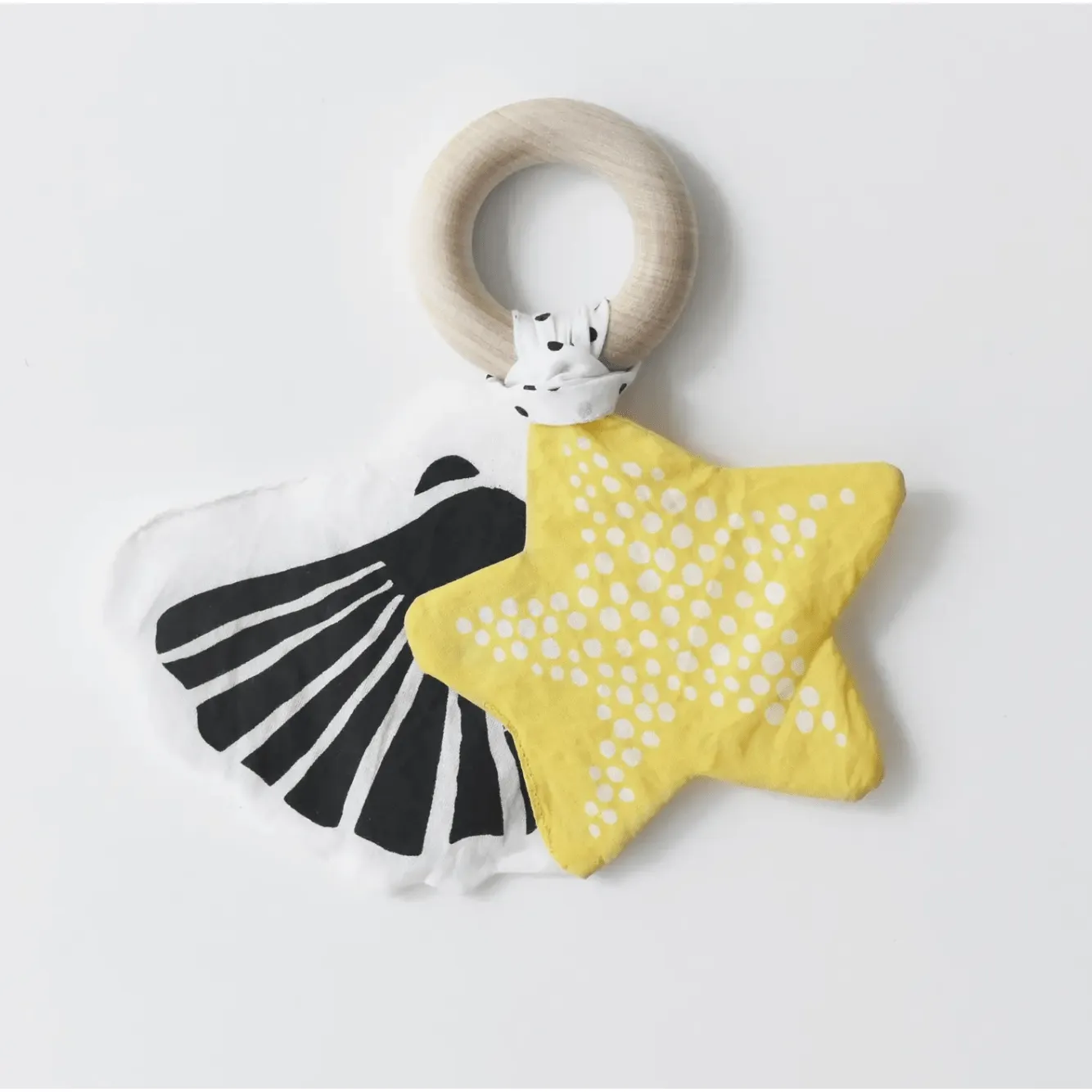 Wee Gallery Starfish Teether Crinkle Toy