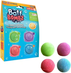 Zimpli Kids Baff Bombz - 4 Bath Pack